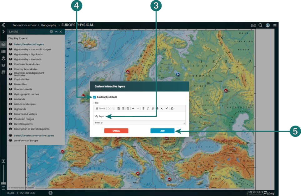 Adding your own interactive points