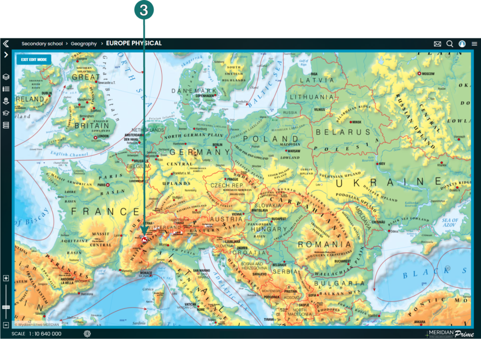 Modification and deleting of self-made interactive points