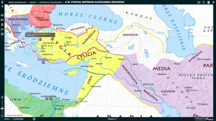 Podzial imperium Aleksandra Wielkiego frag