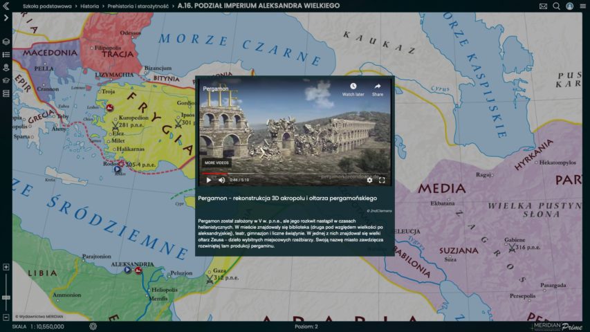 Podzial imperium Aleksandra Wielkiego interactive