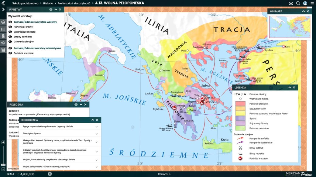 Komplet map do historii: Starożytna Grecja