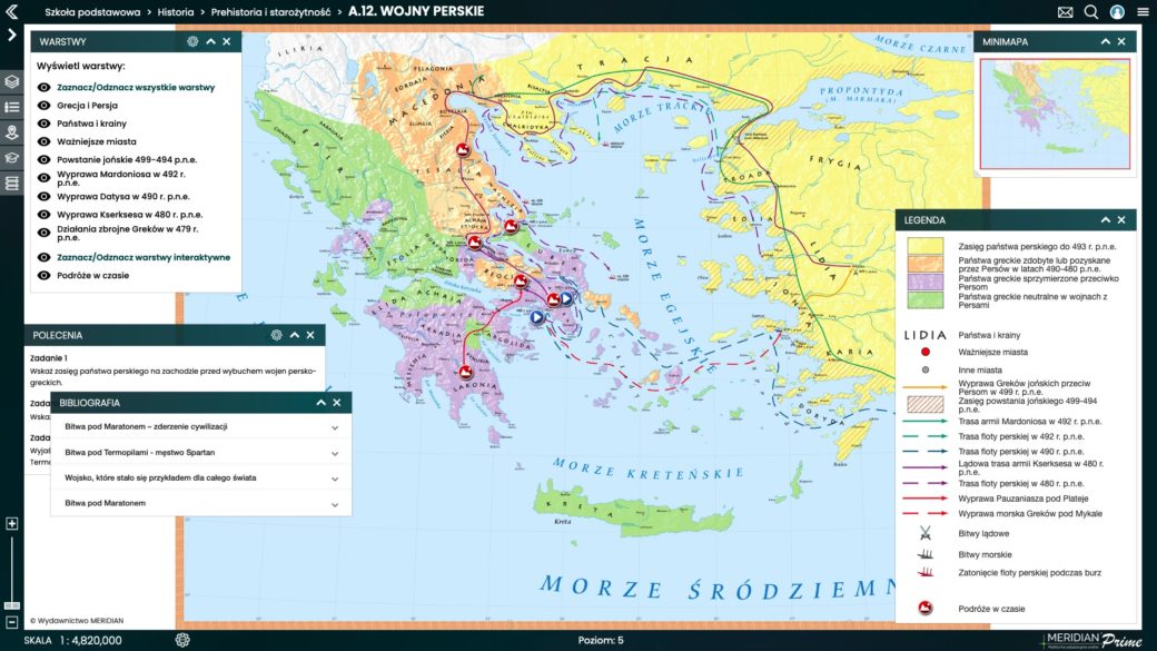 Komplet map do historii: Starożytna Grecja